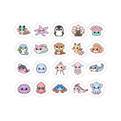 Kawaii Oceanic Creatures Sticker Pack