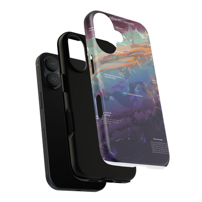 Abstract Watercolor Waves Phone Case | Tough Cases