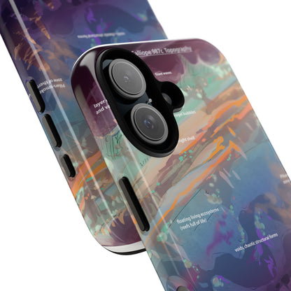 Abstract Watercolor Waves Phone Case | Tough Cases