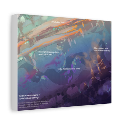 Alien Oceanic Layers Matte Canvas