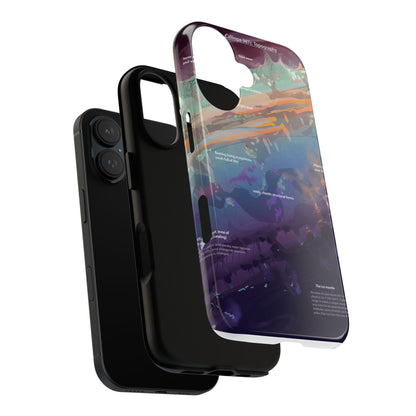 Abstract Watercolor Waves Phone Case | Tough Cases