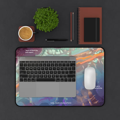 Colorful Alien Oceanscape Desk Mat